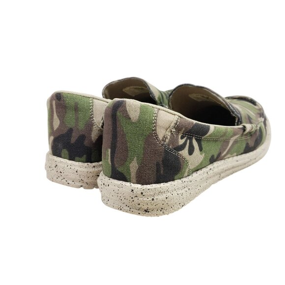 Tansmith Men's Size 11 Camouflage Canvas Loafers - Picture 4 of 8